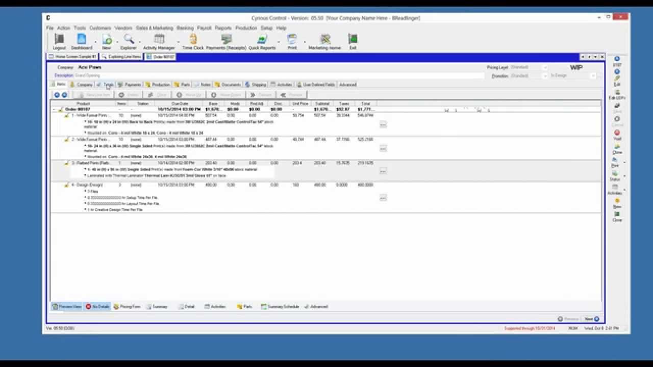 Control Line Items Control 5.5 Line Item Due and Proof Date Enhancements - YouTube