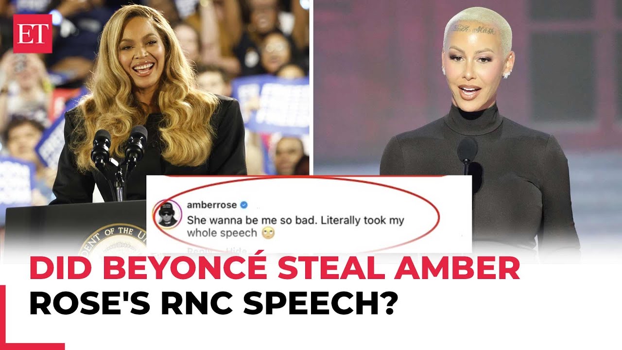 Amber Rose vs Beyoncé over copying 'motherhood' speech 'She wanna be