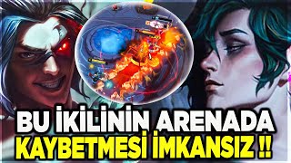 ARENADA BU İKİ ŞAMPİYONUN KAYBETMESİ İMKANSIZ!! LEAGUE OF LEGENDS ARENA MODU TÜRKÇE