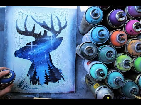 DISNEY SPRAY PAINT ART -By Skech 