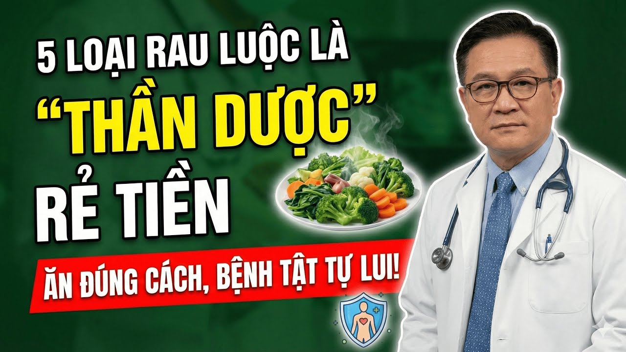 BÁC SĨ TIẾT LỘ: 5 loại rau luộc là 