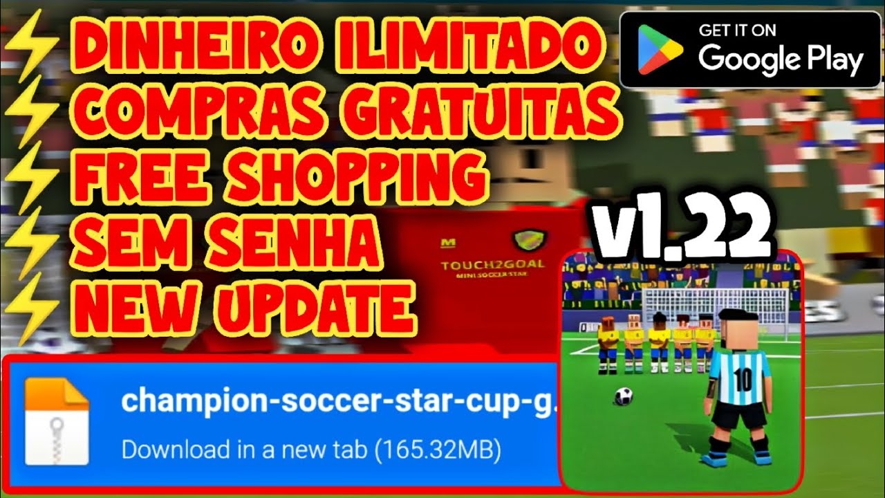 ⚡SAIU MINI SOCCER STAR COM DINHEIRO INFINITO, MOD ATUALIZADO⚡ YouTube