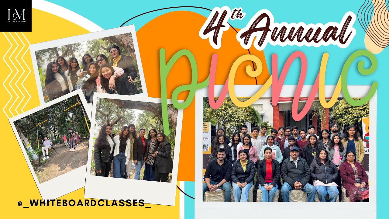 4th Annual Picnic Vlog WHITE BOARD CLASSES|@life_of_mousumi |@_WhiteBoardClasses_ 