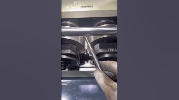 FD-6T Thread rolling machine produces external thread on steel bar.#machine #auto #factory #process