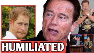 Prince Harry INFURIATED At Arnold Schwarzenegger For The Humiliation At Late Show: Hes a SKINNY GUY