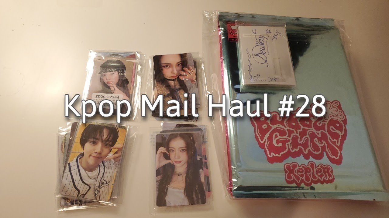 Kpop Mail Haul # 28 (aespa, AHOF, ILLIT, Kep1er RESCENE, SKZ и Xnghan)