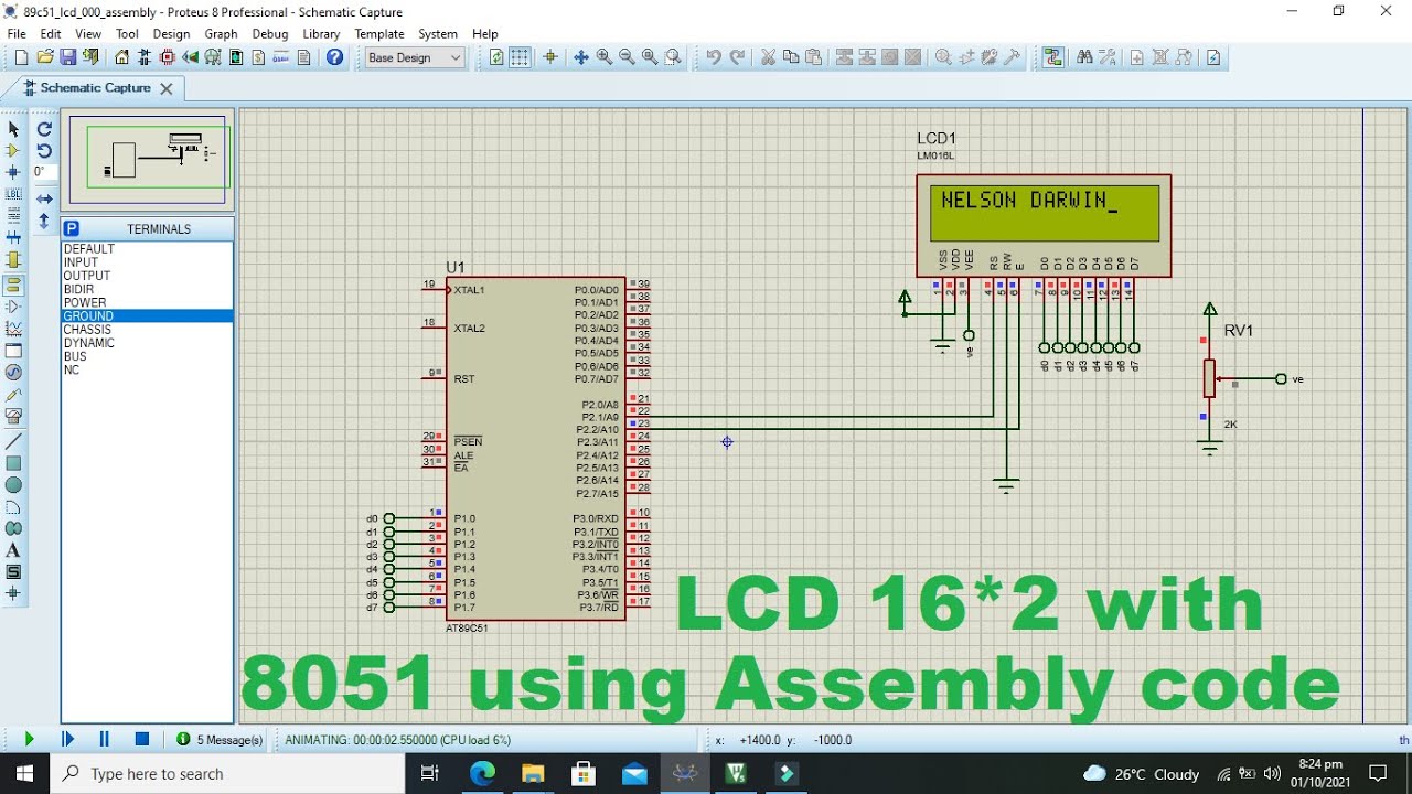 case study 8051 microcontroller