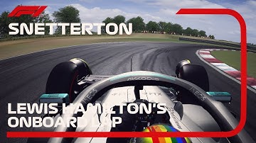 F1 2022 Lewis Hamilton Onboard Lap Snetterton | Rfactor 1 F1 2022 by CHT 1.02