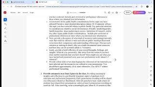 PUBH 5201 - Cultural Competence Project Overview