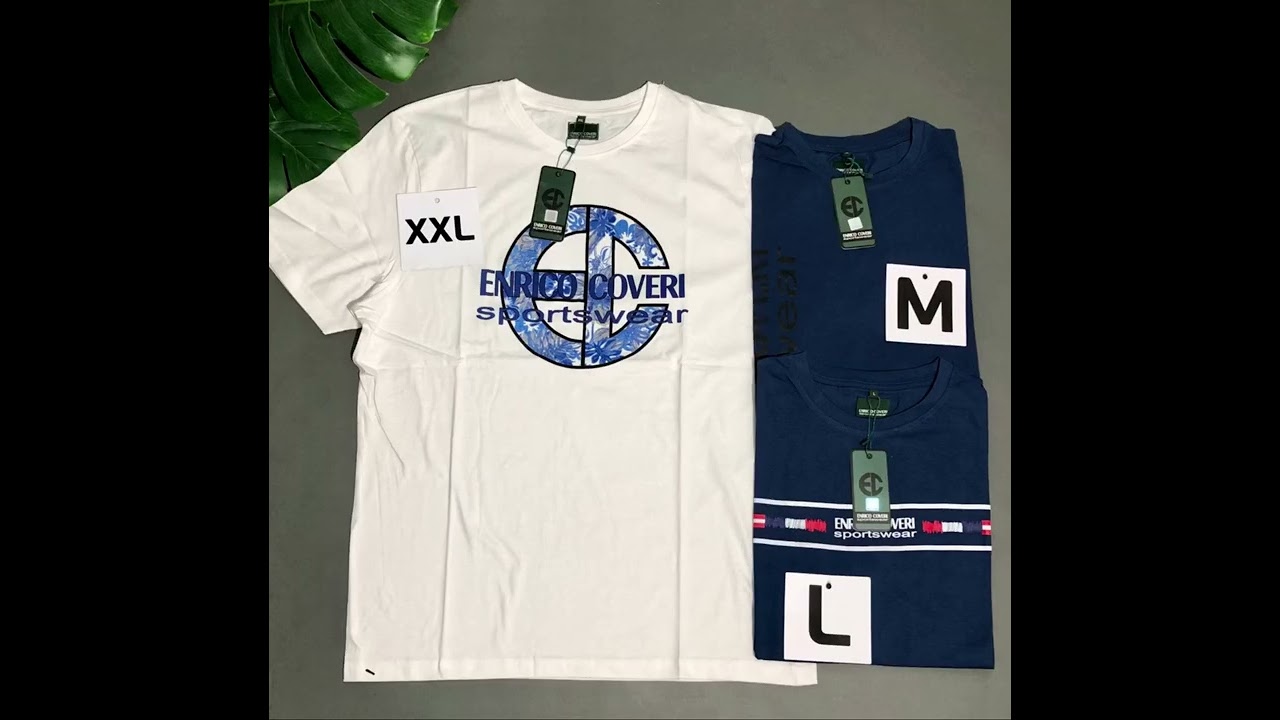 ❗️ПРОДАНО❗️Enrico Coveri men t-shirt, 20 шт. коллаж