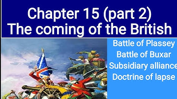 chapter 15 The coming of the British