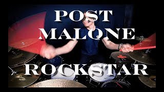 Download Lagu Post Malone - Rockstar (Trap Nation Remix) - Drum Cover MP3