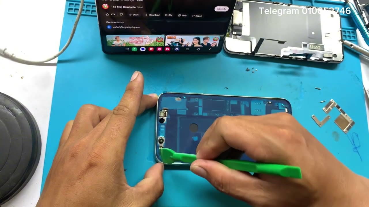 របៀបដូរអេក្រង់អាយហ្វូន ១១, How to change LCD iPhone 11