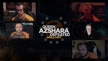 NERD SCREAMS WORLD FIRST QUEEN AZSHARA | Method VS Queen Azshara Mythic
