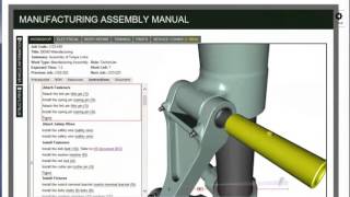 Cortona3D Manufacturing Work Instructions