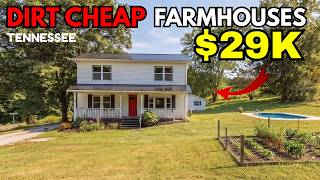 15 Dirt Cheap Tennessee Farmhouses with MASSIVE ACREAGE You can BUY NOW