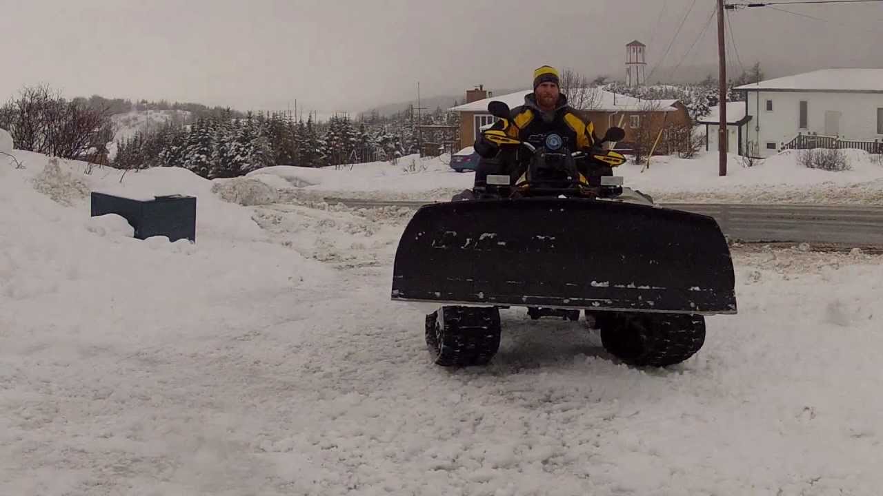 Curtis Snow Plow >> Can Am Flex Plow - YouTube Curtis Snow Plow >> Can Am Flex Plow - YouTube