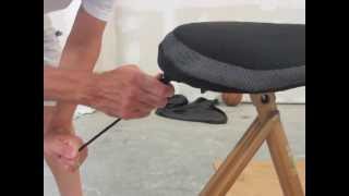 Installing Gel Seat Cover on Schwinn Airdyne