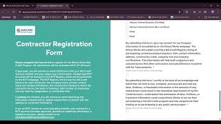 How to get registered with the Bid Credit Program