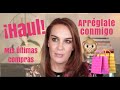 Arréglate conmigo y mis últimas compras. GRWM / HAUL