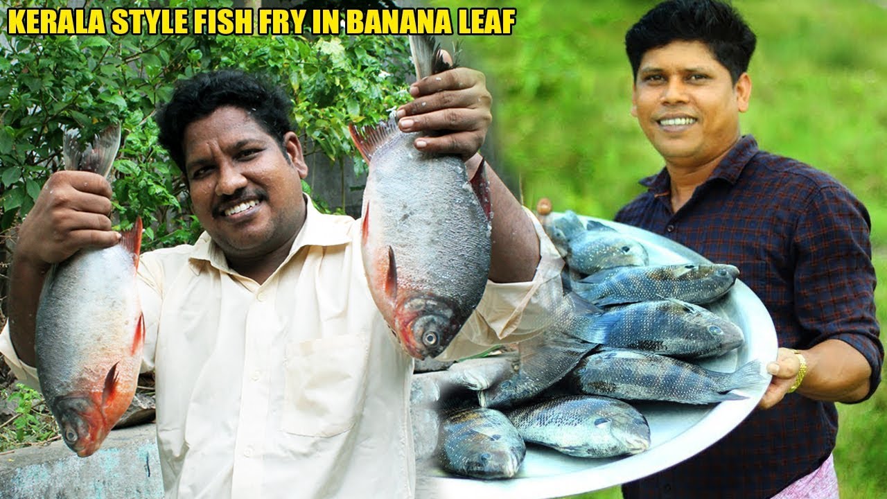 KARIMEEN POLLICHATHU | Kerala Style Fish Fry In Banana ...