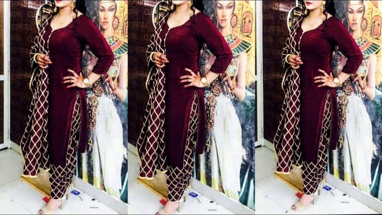 Gota Patti Work Punjabi Suit Designs To Try This Season - YouTube