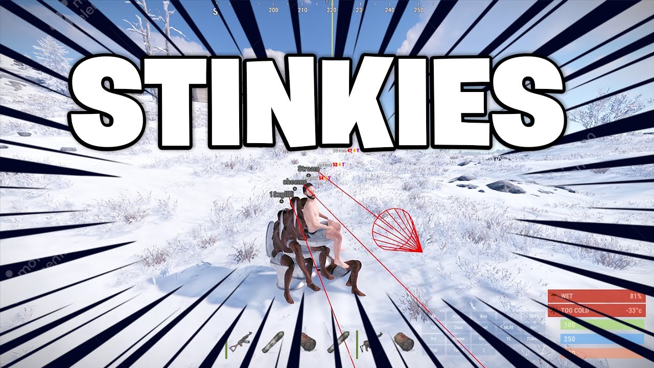 Stinky Rust Player Catching Stinky Cheaters in RUST - YouTube