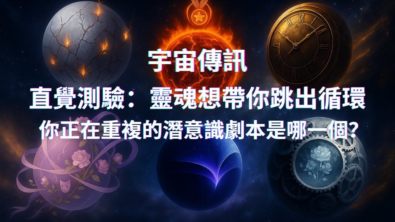 這不是宿命，是你靈魂想打破的舊模式 | 6種潛意識劇本 × 覺醒提醒 × 跳脫建議 |  #潛意識測驗 #靈魂劇本 #宇宙傳訊 #自我覺察 #人生卡點