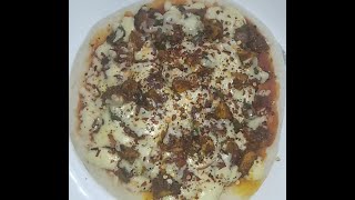 Tawa non veg pizza without oven| yummy home made pizza| non-veg pizza recipe video