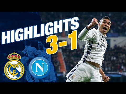 GOALS AND HIGHLIGHTS | Real Madrid 3-1 Napoli | Champions League