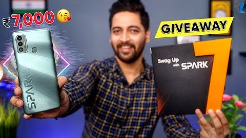 Tecno SPARK 7 - Unboxing & Hands On | 6000 mAh | 16MP Camera | 6.5" Display | Under 7000😘