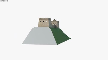 Great Wall of China 3D model by 3DModels.org