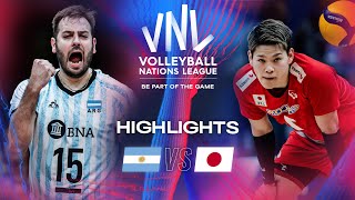 ARG vs.  JPN  Highlights | Week 1 | Men's VNL 2024