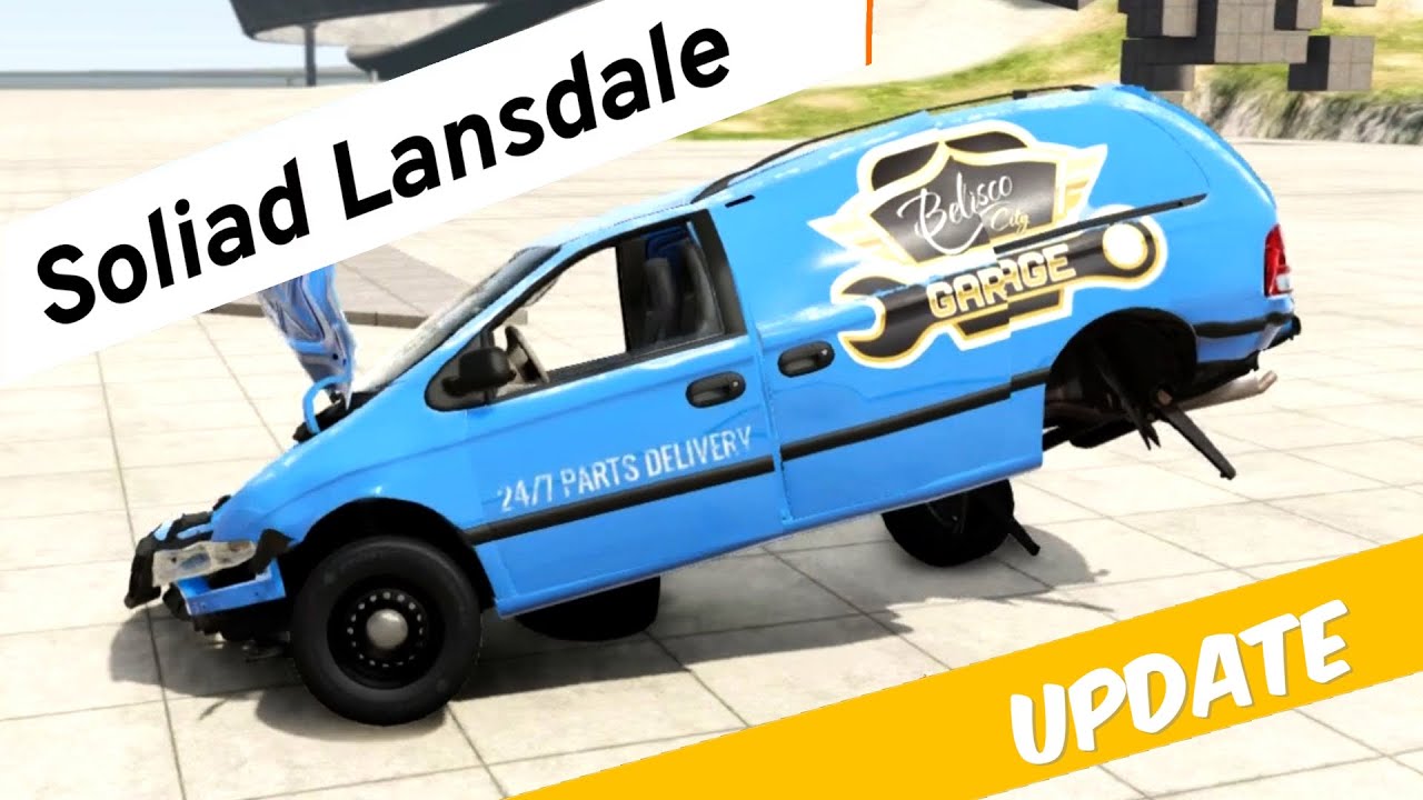 BeamNG Drive - Soliad Lansdale West Coast Garage Version Suspension Testing