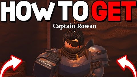 How To COMPLETE CAPTAIN ROWAN QUEST in The Forge! Roblox