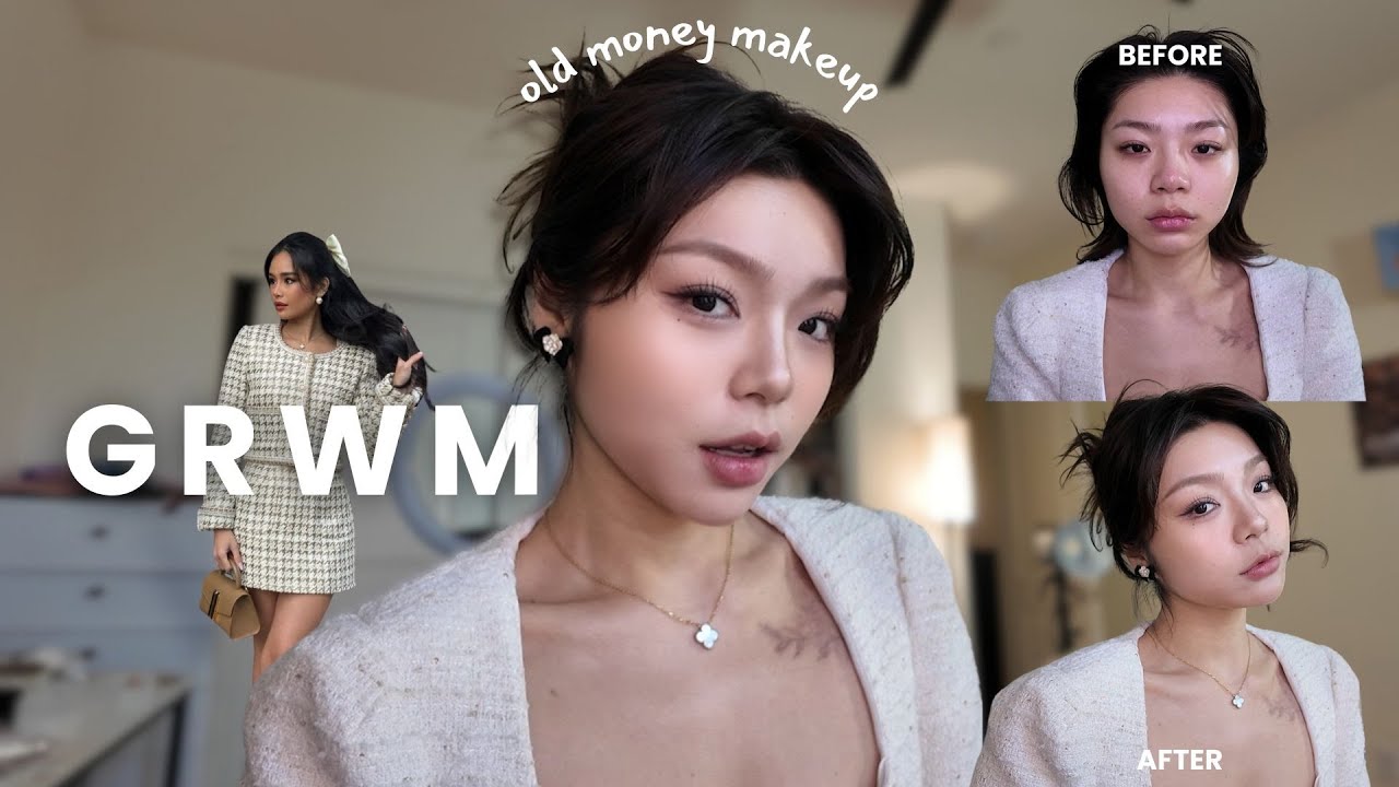 old money makeup tutorial🌃💵quiet luxury aesthetic