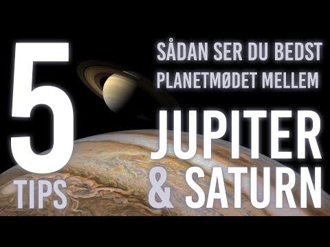 Video: Sådan Ser Du Saturn I