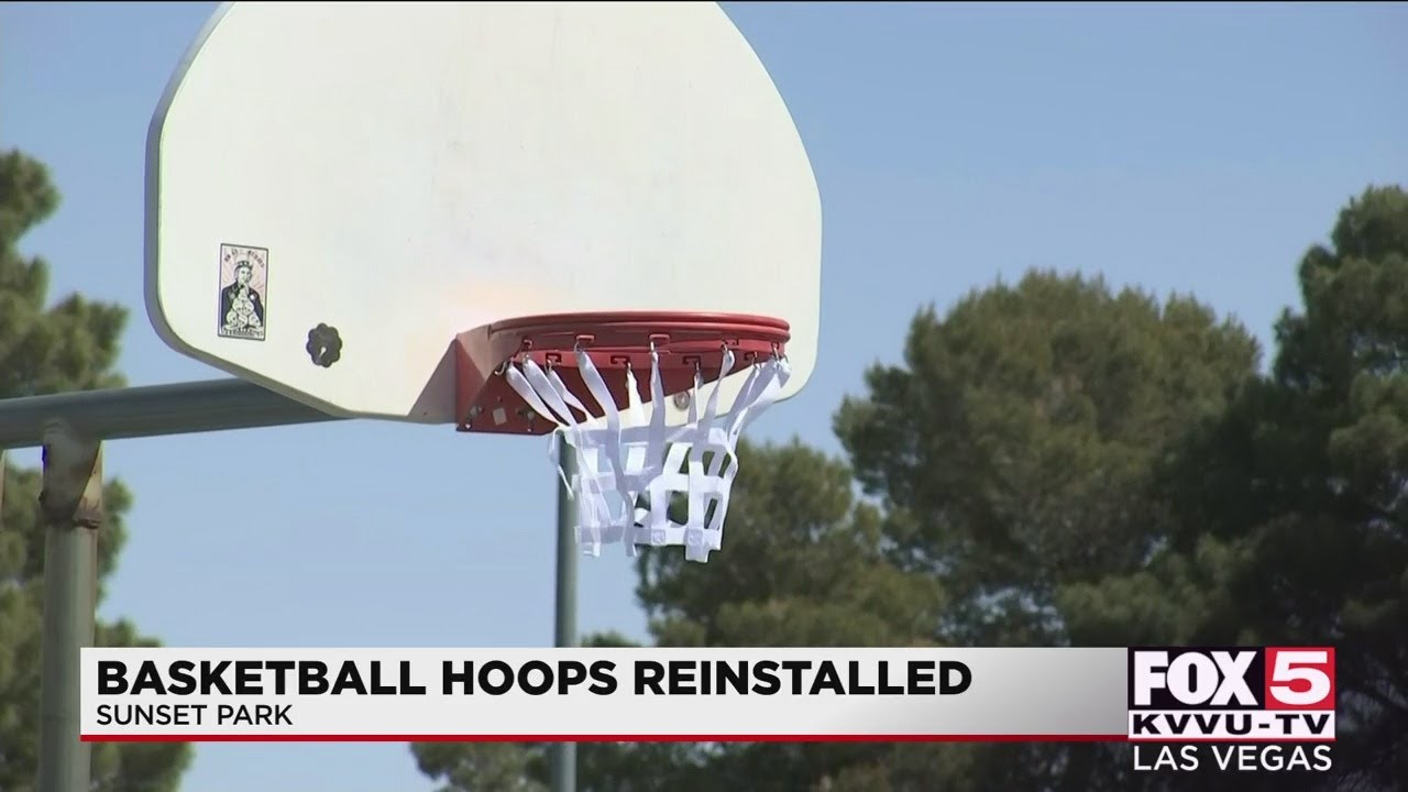 Basketball hoops reinstalled at Las Vegas Valley parks 