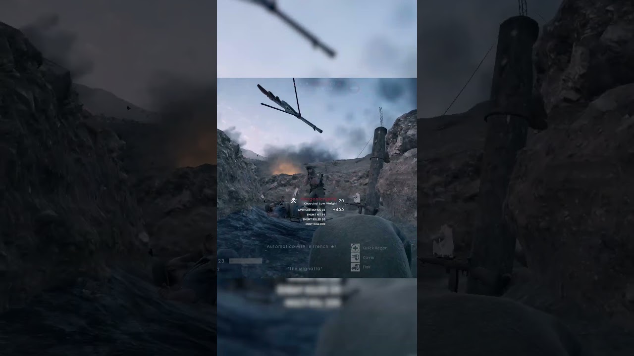 Battlefield 1 - Best aim switch moments with Chauchat