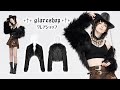 glareshop グレアショップ「S/L/2XL」JX687-B■ゴスロリ ゴシック フェイクファーコート ショート丈 ファージャケット 黒 レディース