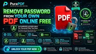 Remove password from your own PDF online free #RemovePDFPassword #UnlockPDF #FreePDFTool