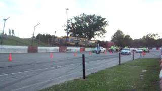 Honda Civic B16a vs Mitsubishi Eclipse V6 Round 2 1/8th mile Drag