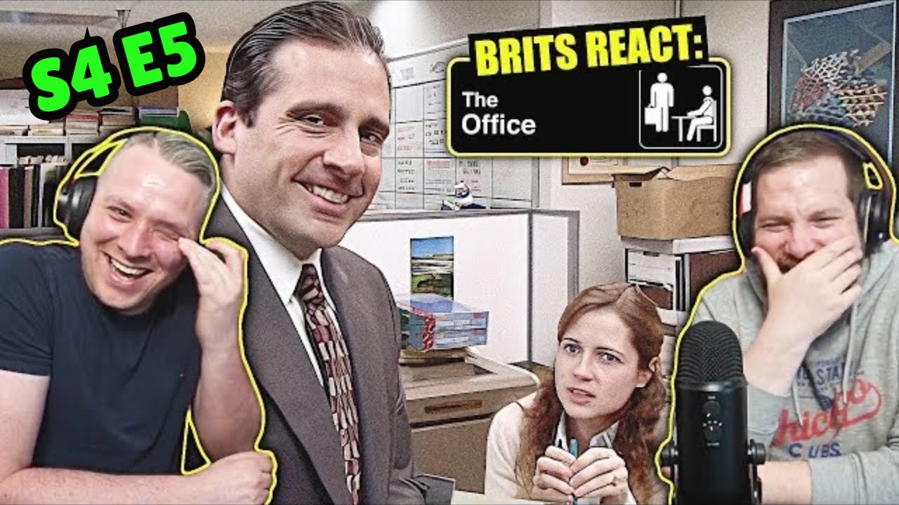British Guys HILARIOUS The Office Reaction | Season 4 Episode 5 (Launch Party Part 1)