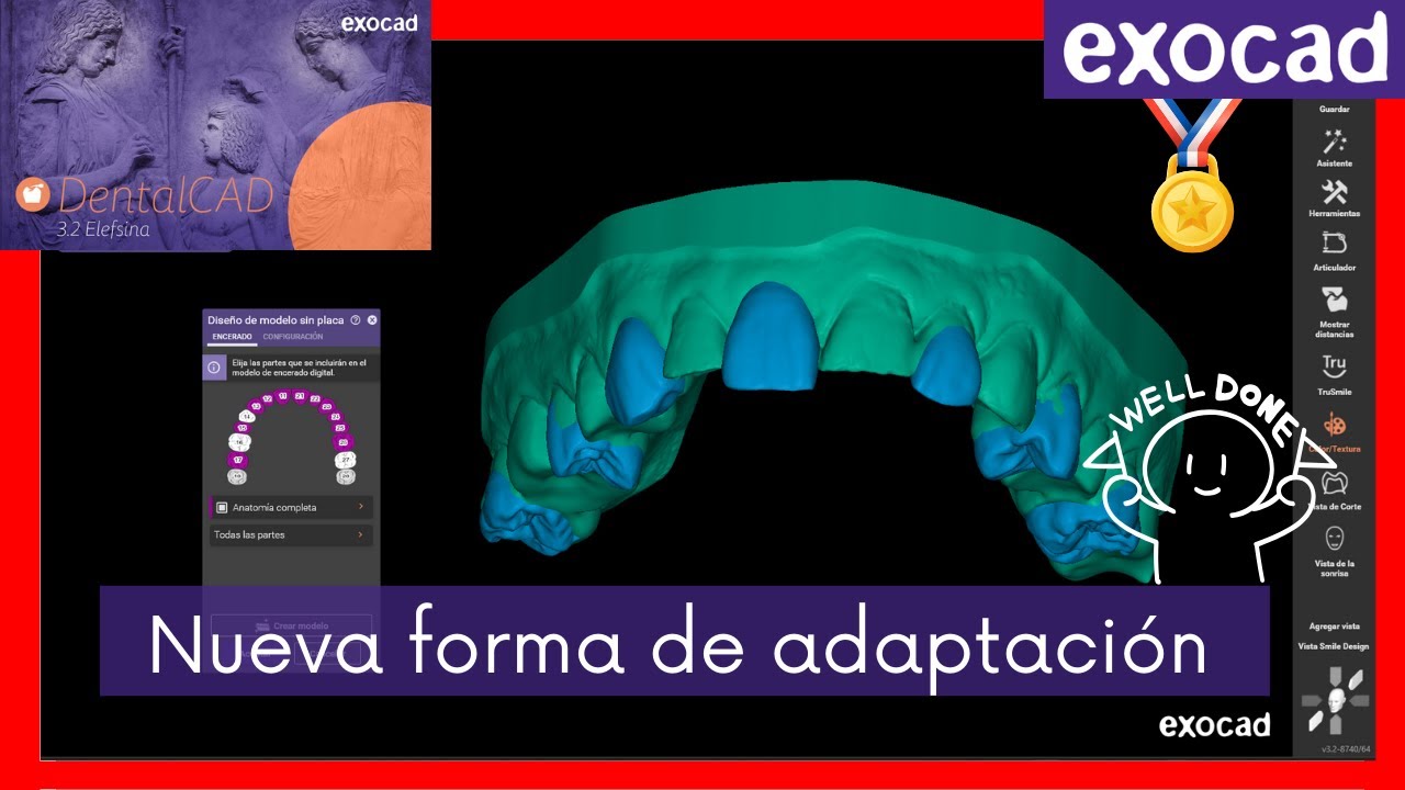 💥Nueva Selección libre de dientes al adaptar encerados💥#elefsina3.2