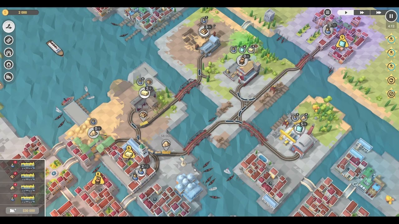 Train Valley 2 - 11: Venice - 6:12 (IGT)