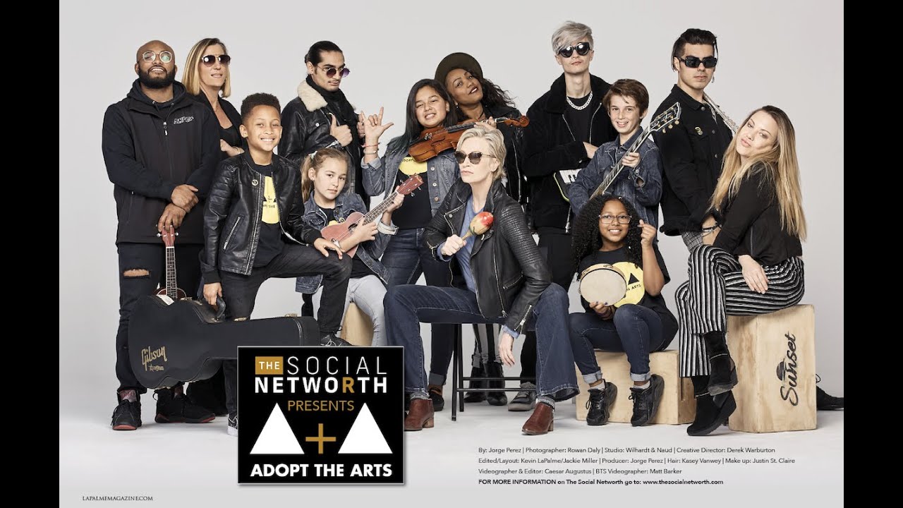 THE SOCIAL NETWORTH PRESENTS ADOPT THE ARTS with Jane Lynch