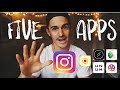 5 APPS to ENHANCE your INSTAGRAM GAME!