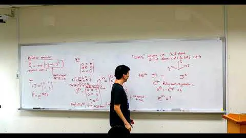 Quantum Field Theory Lecture 5 -- Rotations, SO(3), SU(2) Lie Algebra