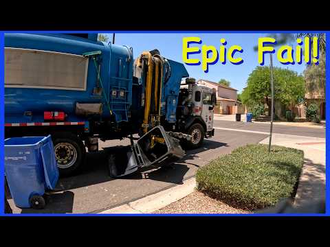 Trash goes flying!