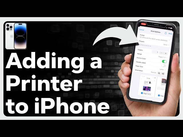 Hallo Dislocatie Verlichten How To Add A Printer To iPhone - YouTube